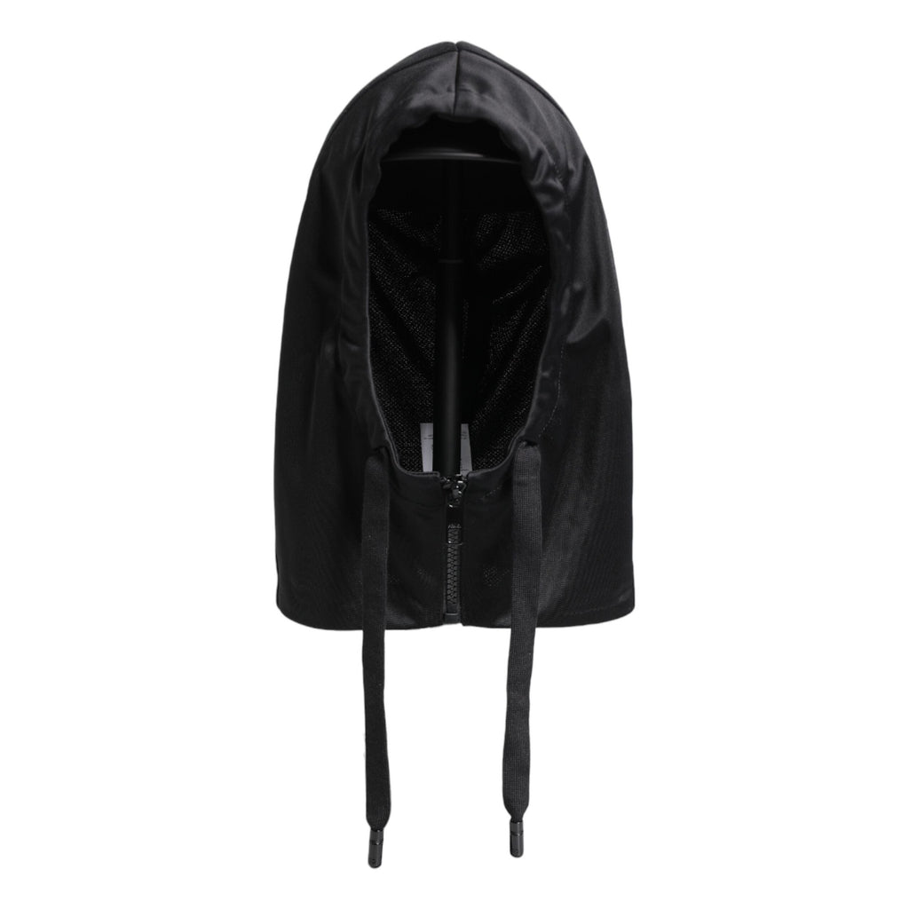 Dolce & Gabbana Black Polyester Whole Head Wrap Hat