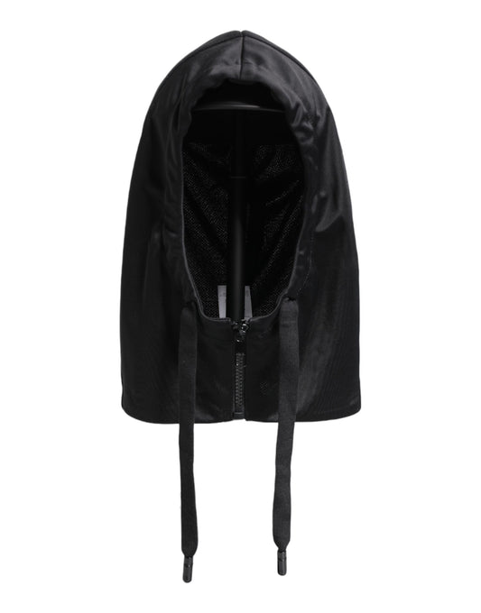 Dolce & Gabbana Black Polyester Whole Head Wrap Hat Dolce & Gabbana