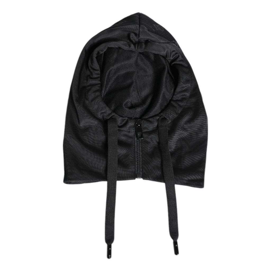 Dolce & Gabbana Black Polyester Whole Head Wrap Hat