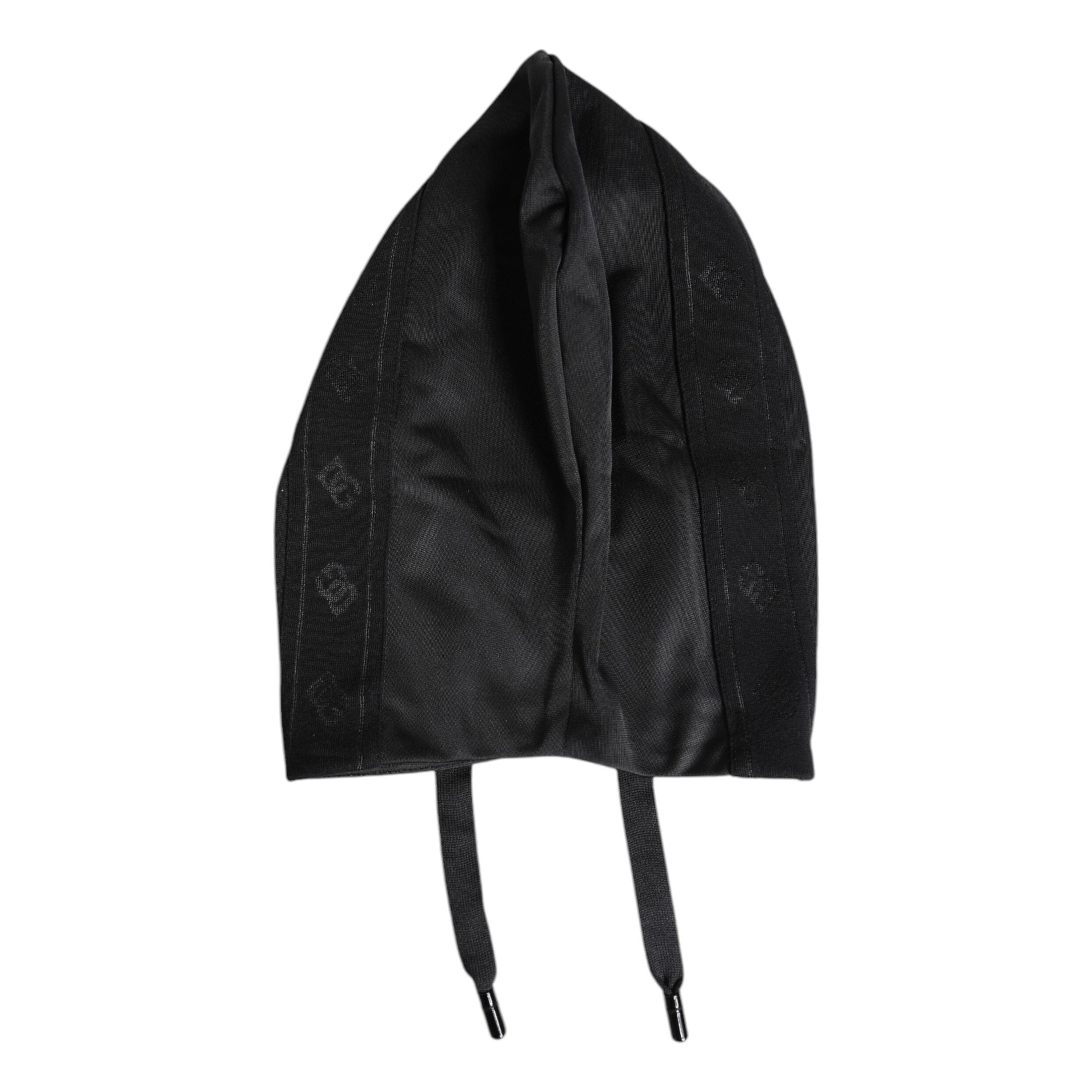 Dolce & Gabbana Black Polyester Whole Head Wrap Hat