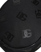 Dolce & Gabbana Black DG Monogram Polyester Jacquard Bucket Hat