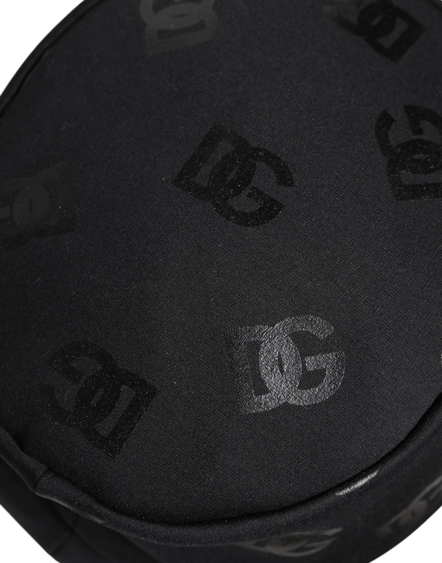 Dolce & Gabbana Black DG Monogram Polyester Jacquard Bucket Hat Dolce & Gabbana