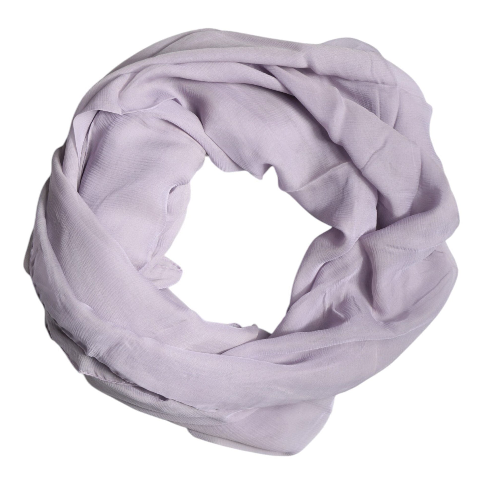 Dolce & Gabbana Purple Silk Rectangle Wrap Shawl Scarf