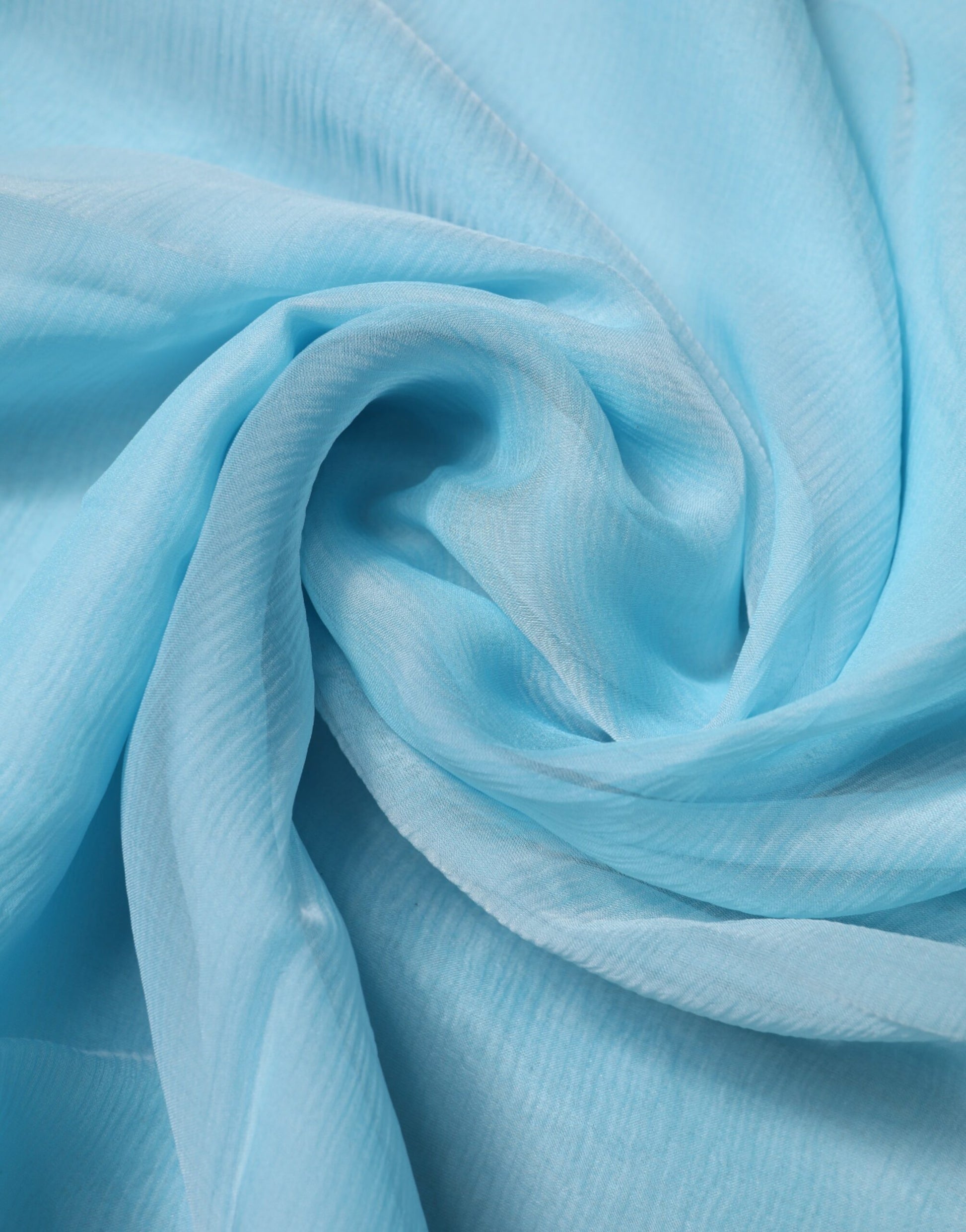 Dolce & Gabbana Light Blue Silk Rectangle Wrap Shawl Scarf