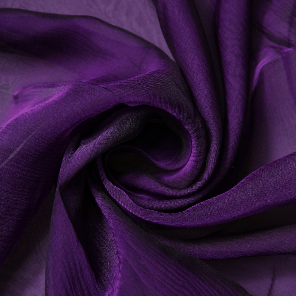 Dolce & Gabbana Purple Silk Rectangle Wrap Shawl Scarf
