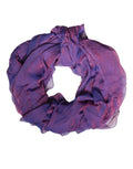 Dolce & Gabbana Purple Silk Rectangle Wrap Shawl Scarf - Eljoys Fashion 