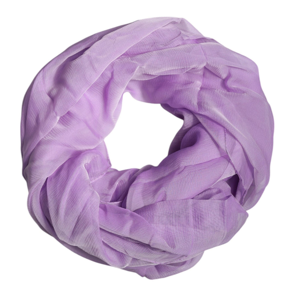 Dolce & Gabbana Purple Silk Rectangle Wrap Shawl Scarf
