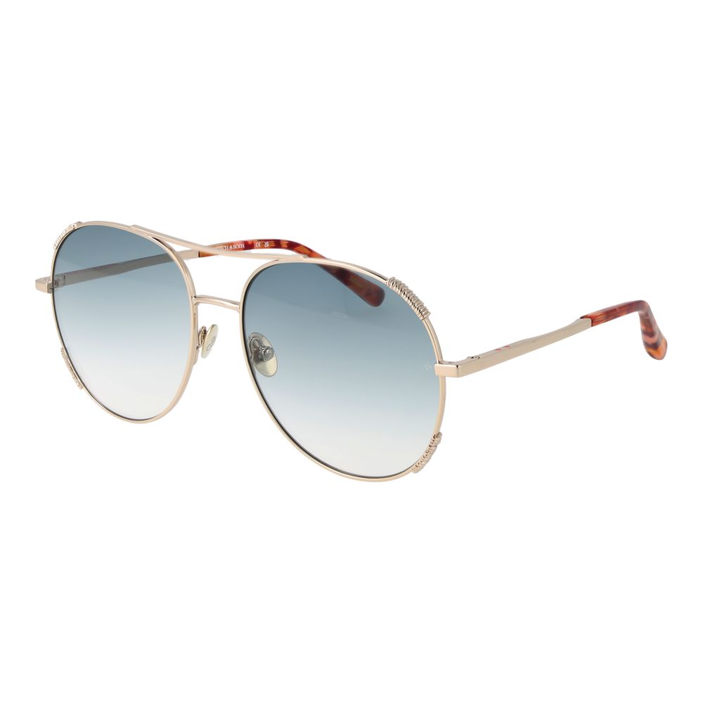 Scotch & Soda Gold Women Sunglass