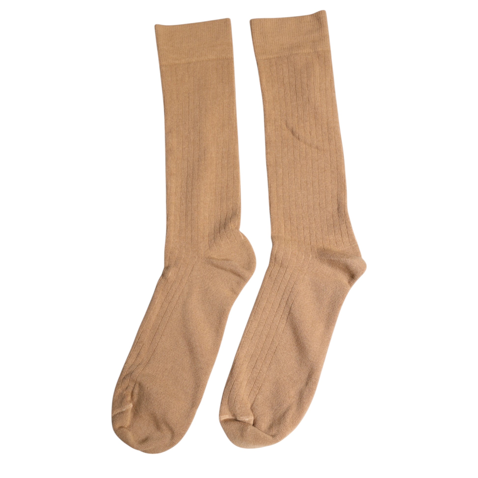 Dolce & Gabbana Brown Solid Cotton Mid Calf Men Socks Dolce & Gabbana