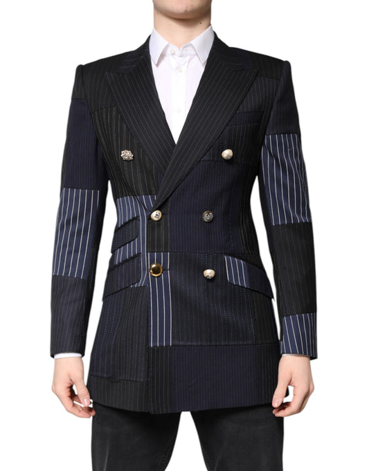 Dolce & Gabbana Multicolor Patchwork Jacket Coat Suit Blazer Dolce & Gabbana