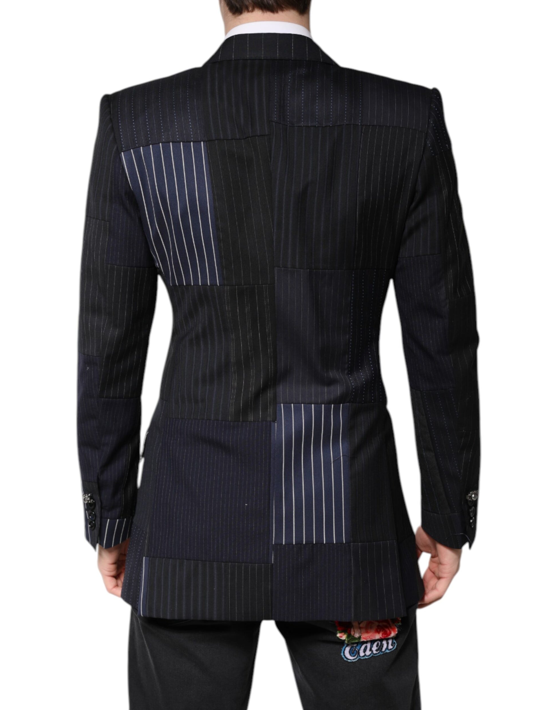 Dolce & Gabbana Multicolor Patchwork Jacket Coat Suit Blazer Dolce & Gabbana
