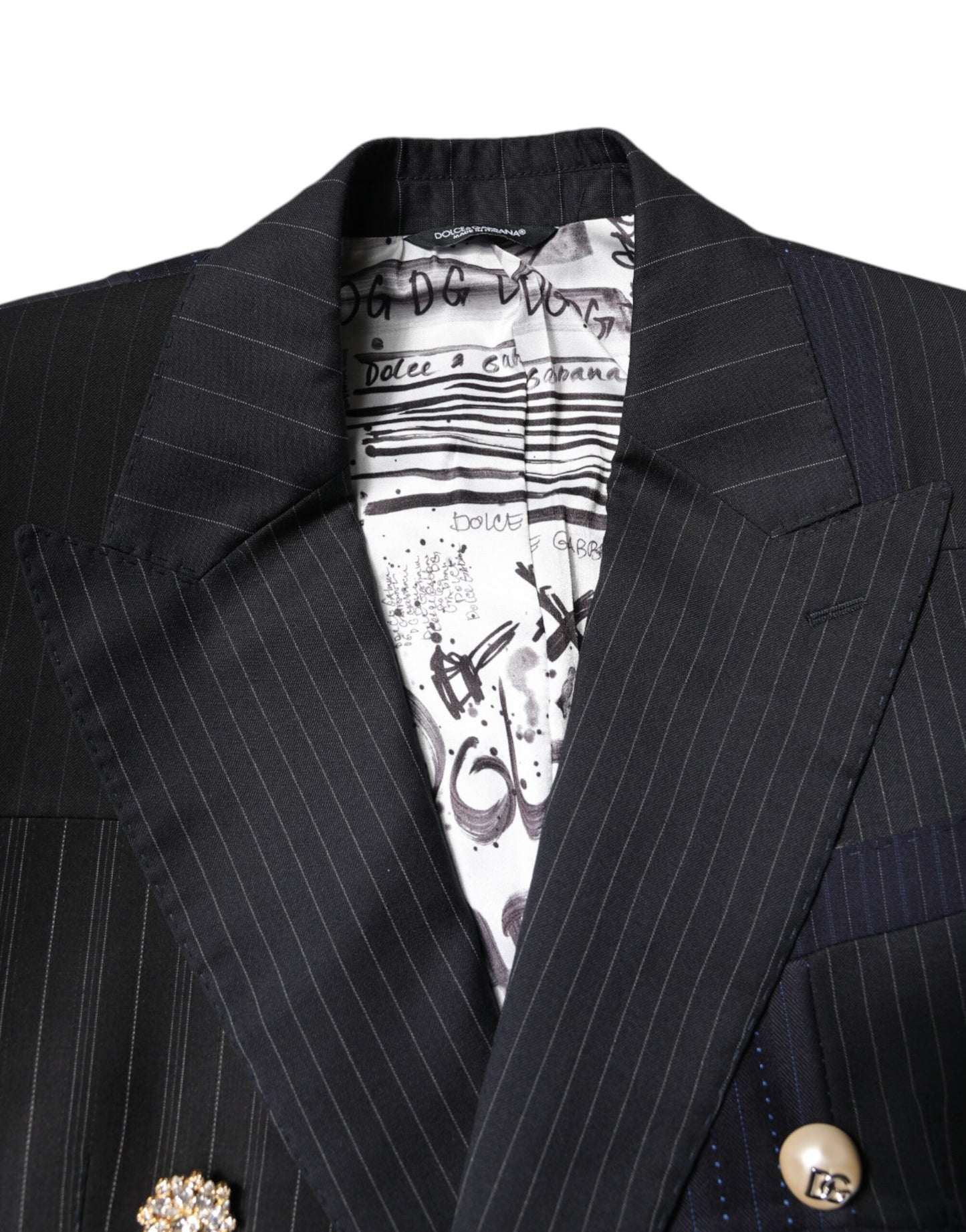 Dolce & Gabbana Multicolor Patchwork Jacket Coat Suit Blazer Dolce & Gabbana