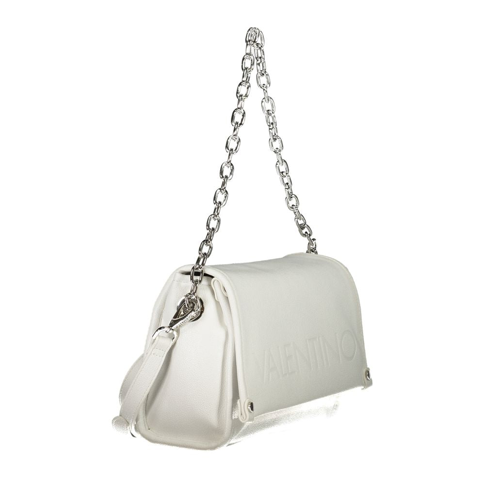 Mario Valentino Donna Bianco Poliuretano bag with sleek design and adjustable strap, perfect for everyday use.