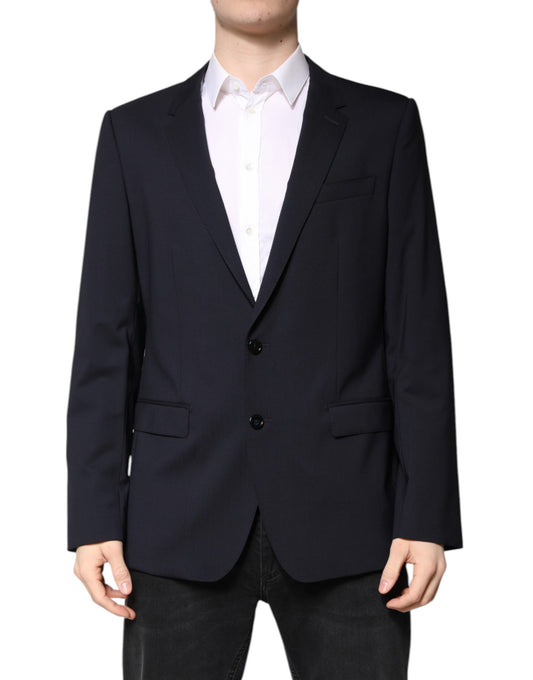 Dolce & Gabbana Black MARTINI Single Breasted Coat Blazer Dolce & Gabbana