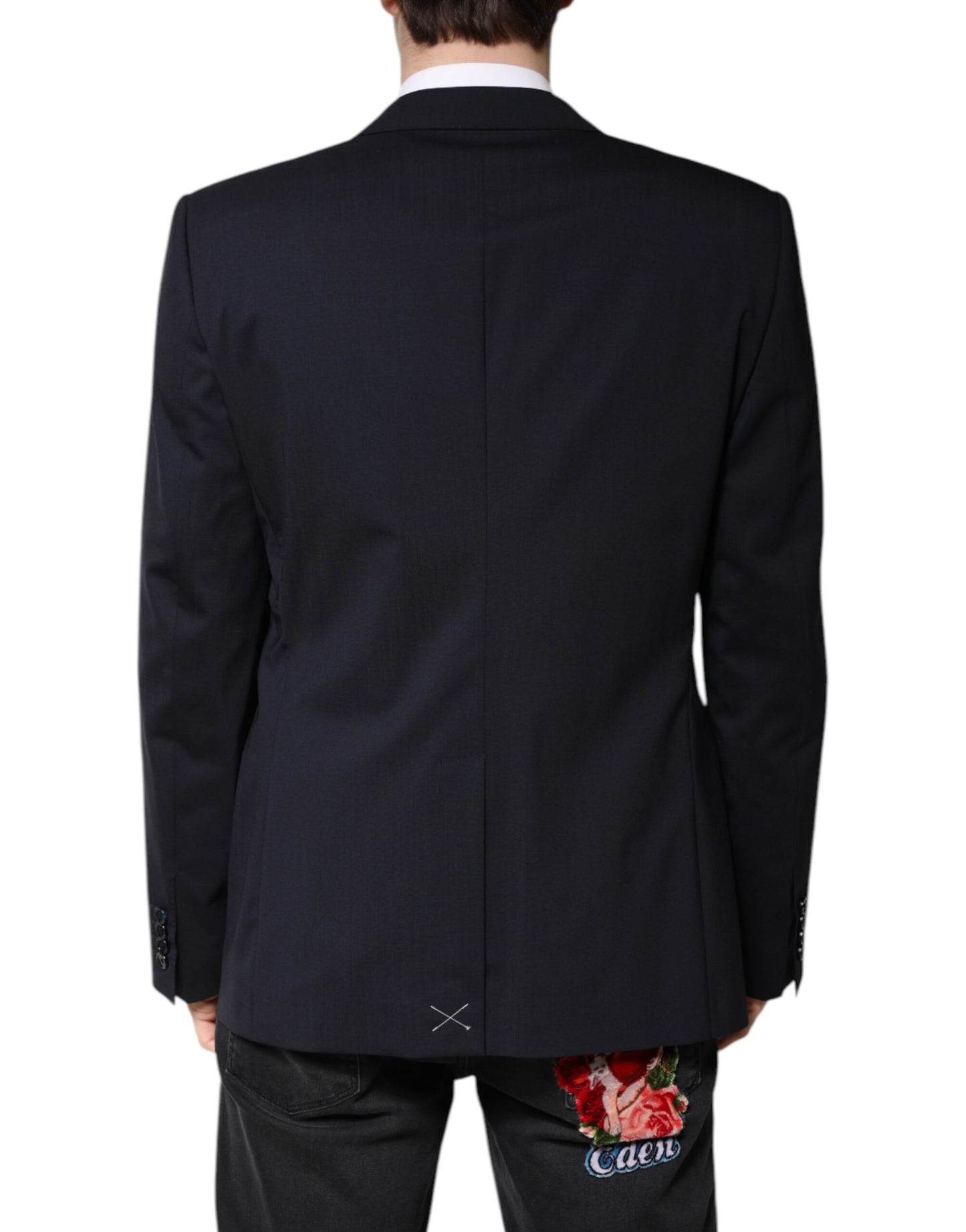Dolce & Gabbana Black MARTINI Single Breasted Coat Blazer Dolce & Gabbana