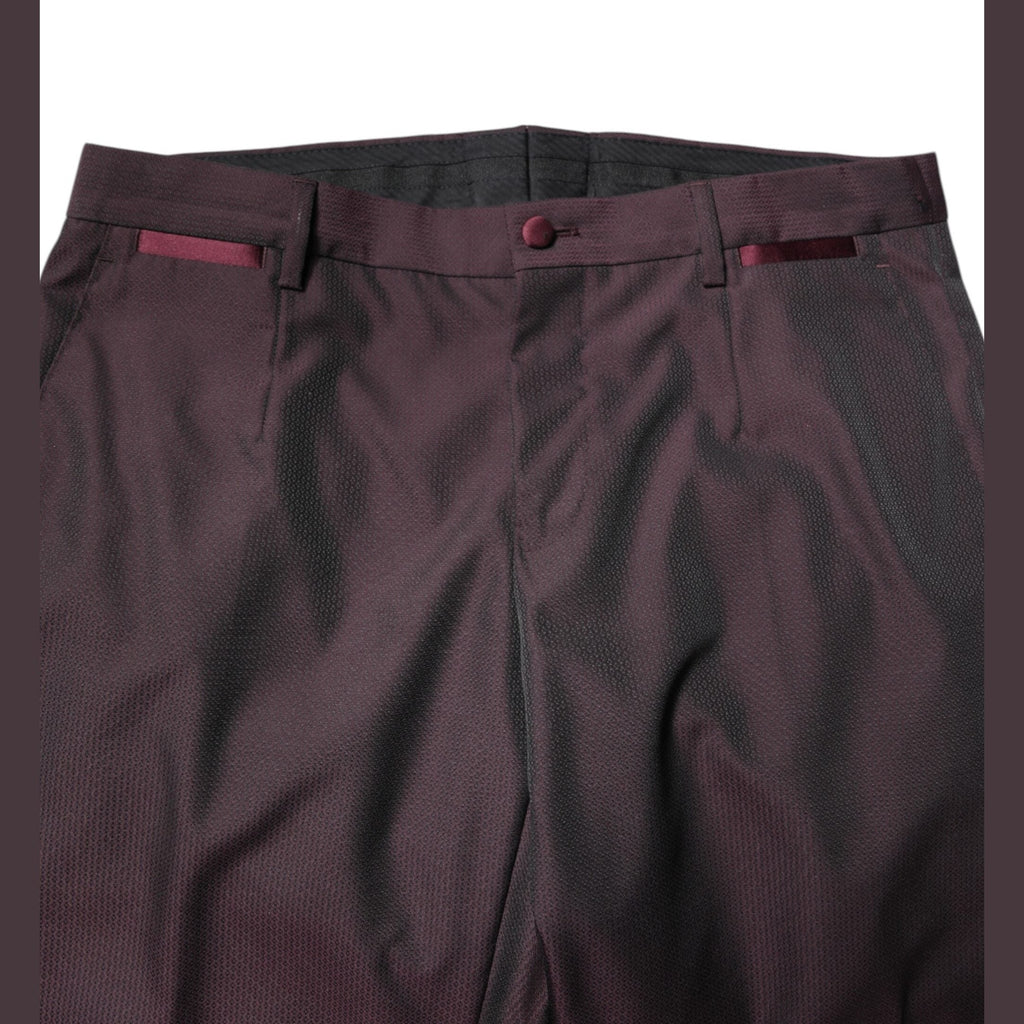 Dolce & Gabbana Maroon Single Breasted Formal 2 Piece Suit