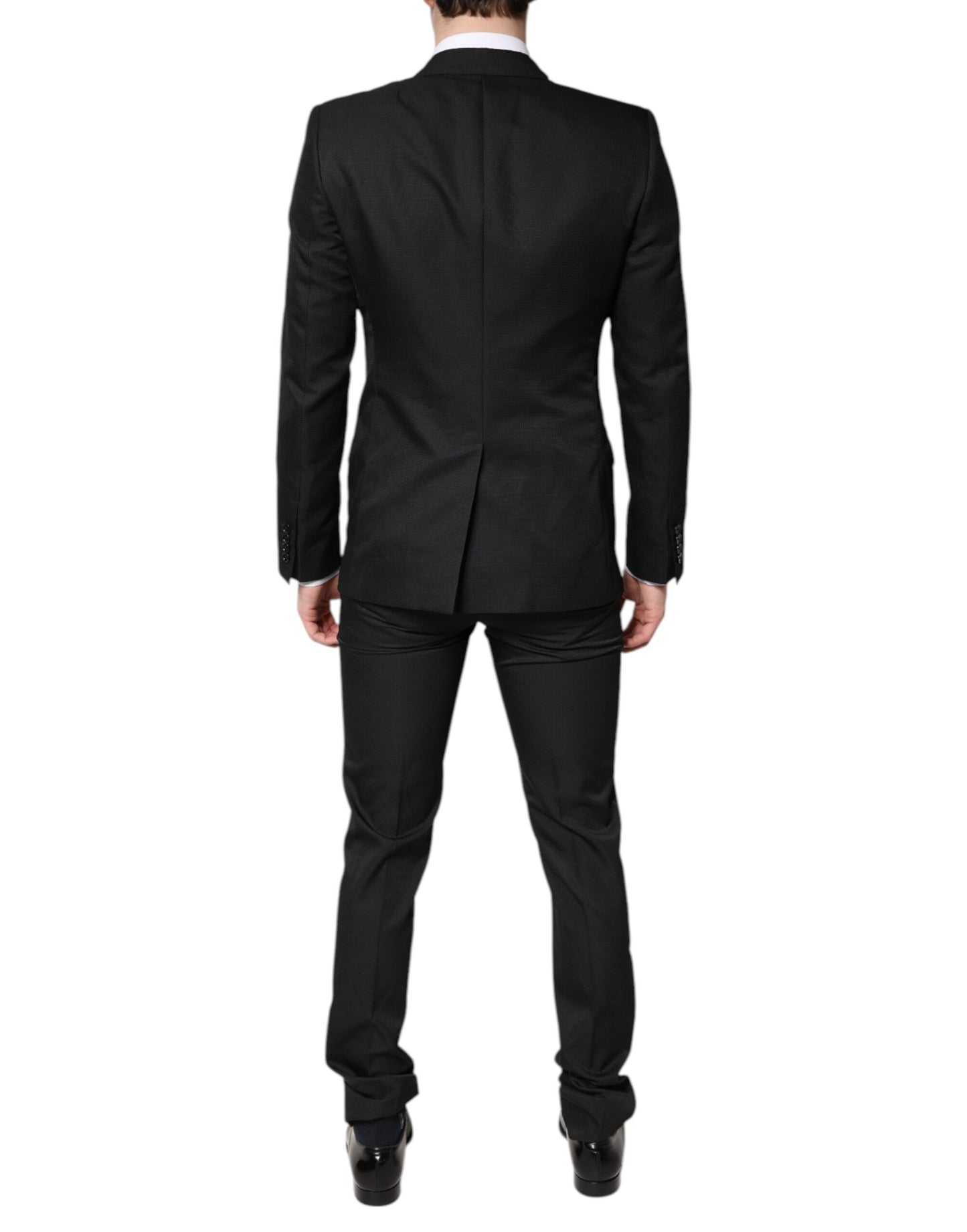 Dolce & Gabbana Black Single Breasted Formal 2 Piece Suit Dolce & Gabbana