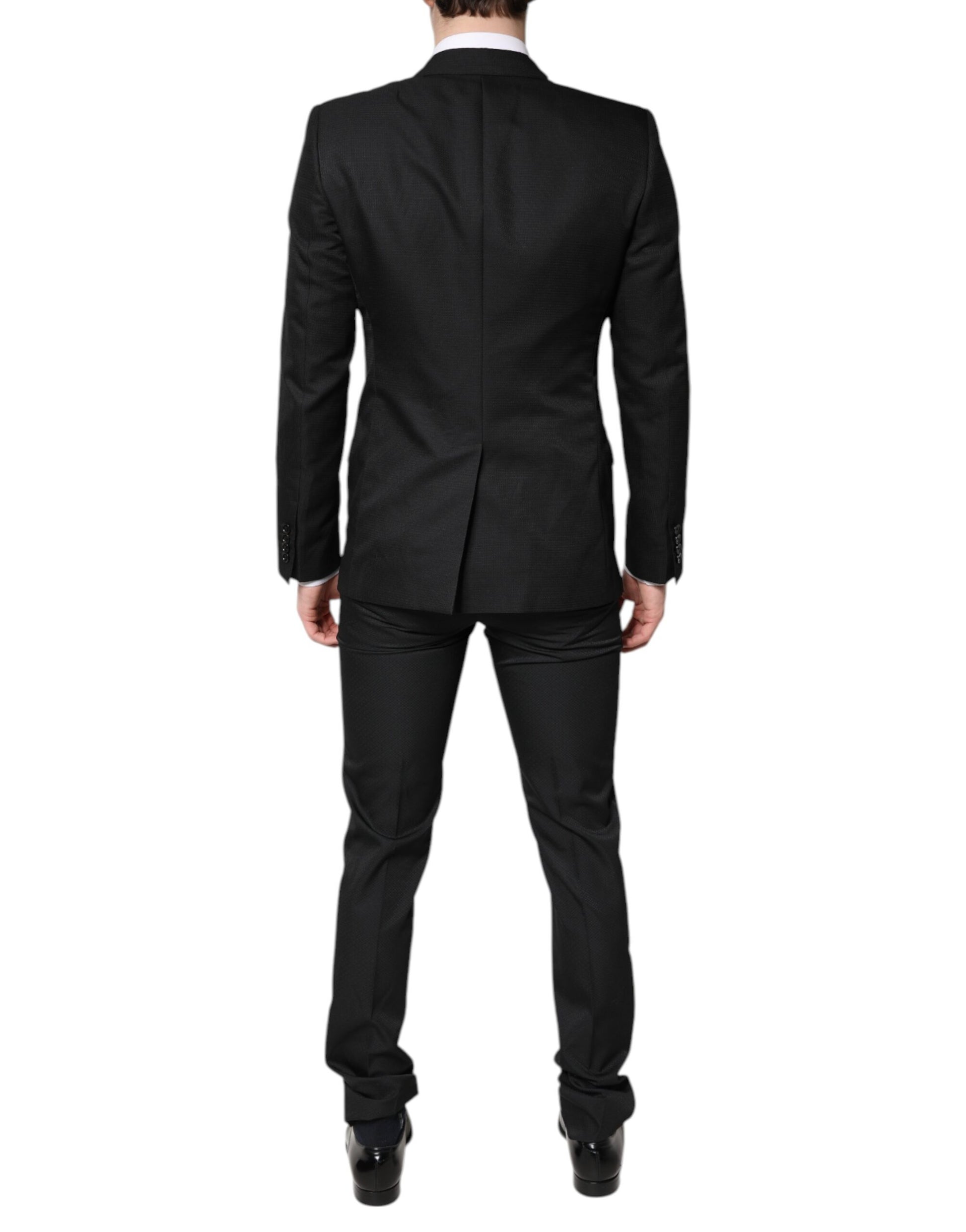 Dolce & Gabbana Black Single Breasted Formal 2 Piece Suit Dolce & Gabbana