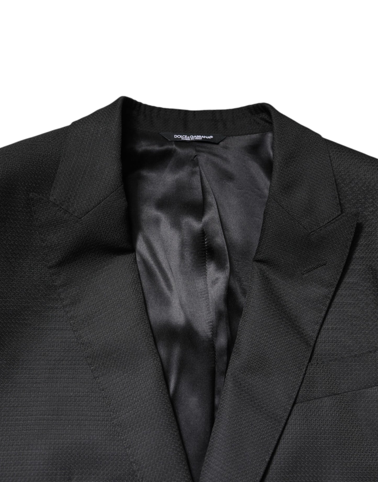 Dolce & Gabbana Black Single Breasted Formal 2 Piece Suit Dolce & Gabbana