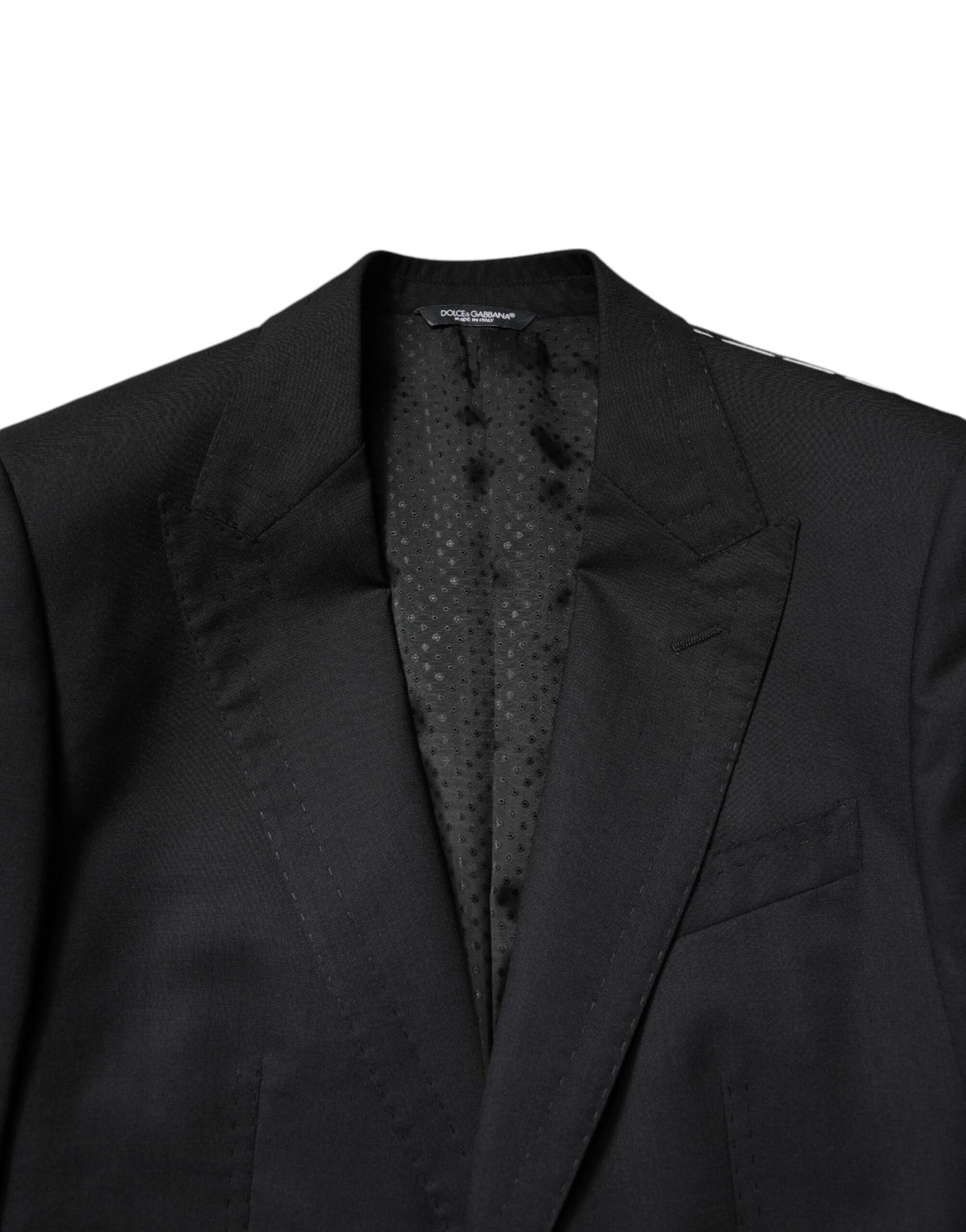 Dolce & Gabbana Black Single Breasted Formal Blazer with Vest - Eljoys Fashion 