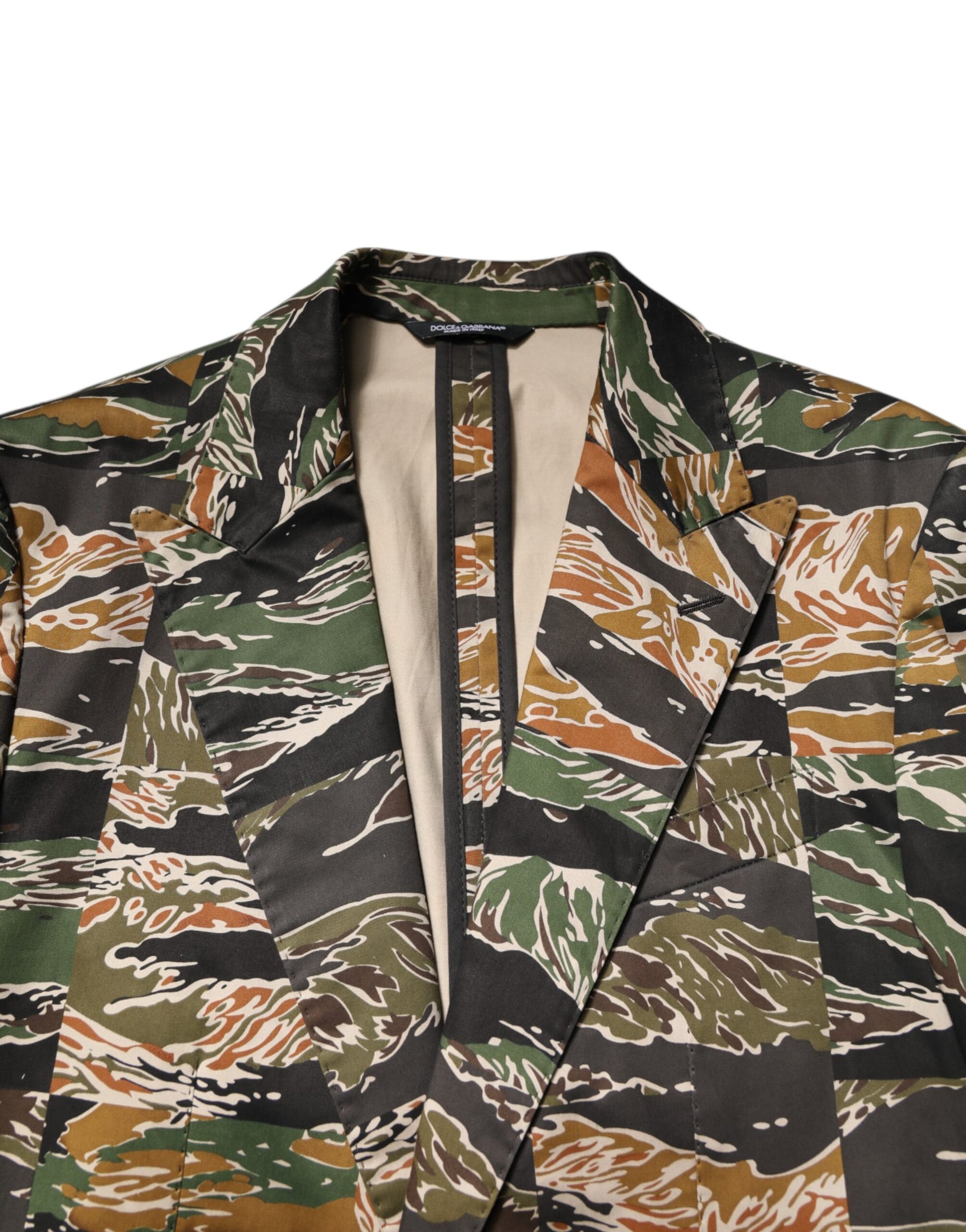 Dolce & Gabbana Multicolor TAORMINA Single Breasted 2 Piece Suit Dolce & Gabbana