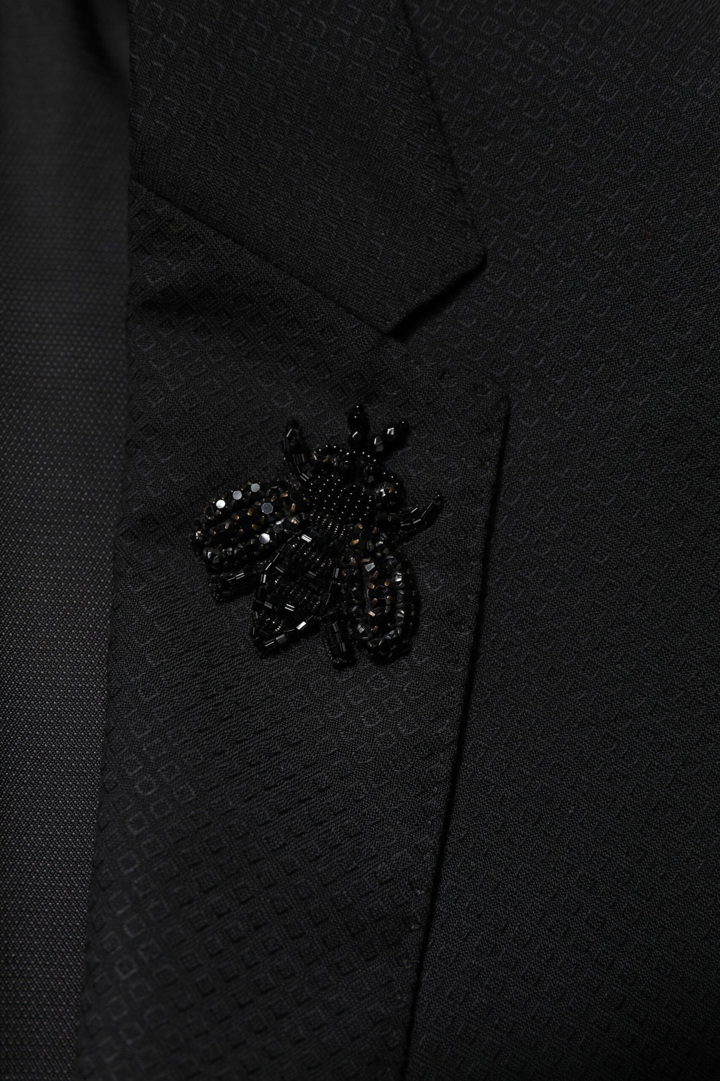 Dolce & Gabbana Black Wool Single Breasted 2 Piece Suit Dolce & Gabbana