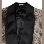 Dolce & Gabbana Multicolor Jacquard Single Breasted 3 Piece Suit