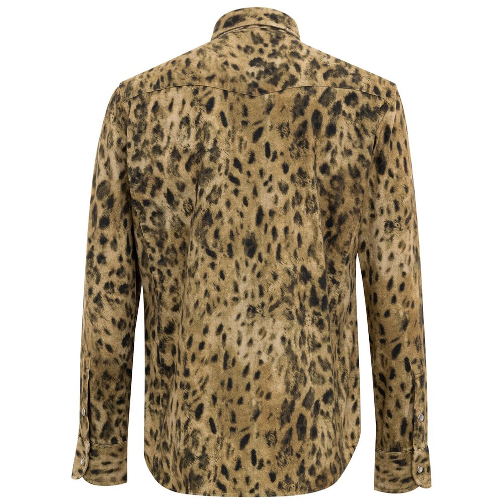 Tom Ford Beige Cotton Shirt Tom Ford