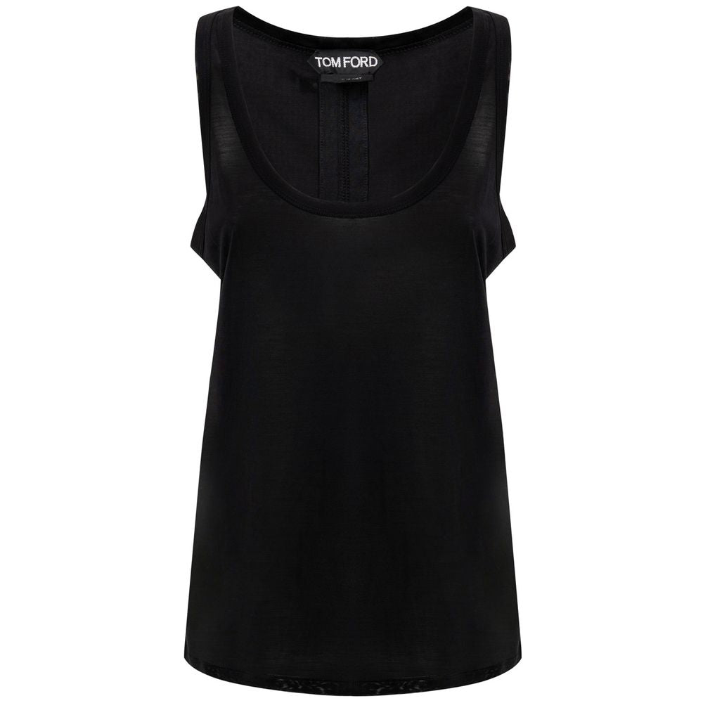 Tom Ford Black Silk Tank Top Tom Ford