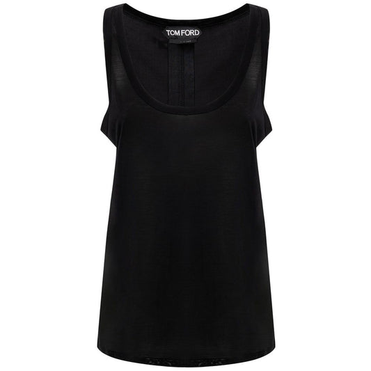 Tom Ford Black Silk Tank Top Tom Ford