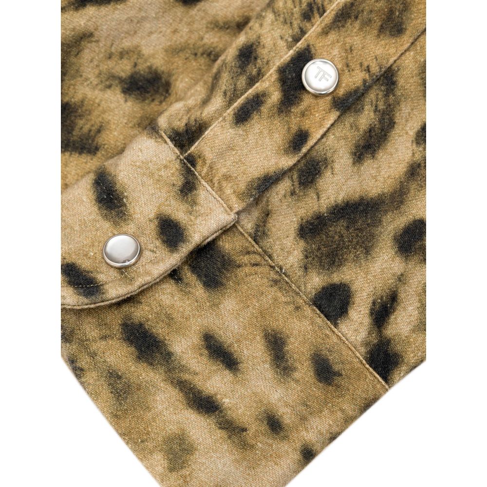 Tom Ford Beige Cotton Shirt Tom Ford