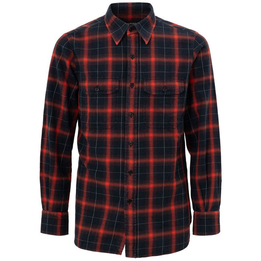 Tom Ford Bicolor Linen Shirt Tom Ford