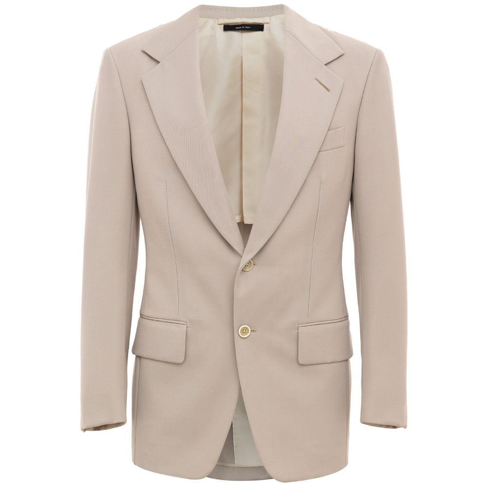 Tom Ford Beige Wool Suit & Blazer Tom Ford