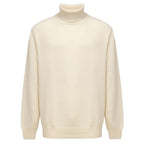 Cruciani White Cashmere Turtleneck