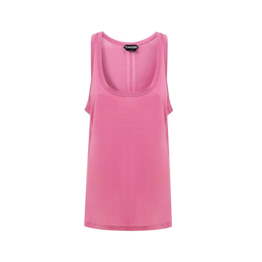 Tom Ford Pink Silk Tank Top Tom Ford