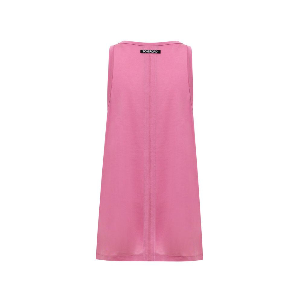 Tom Ford Pink Silk Tank Top Tom Ford