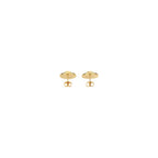 Versace Black Metal Earrings Versace
