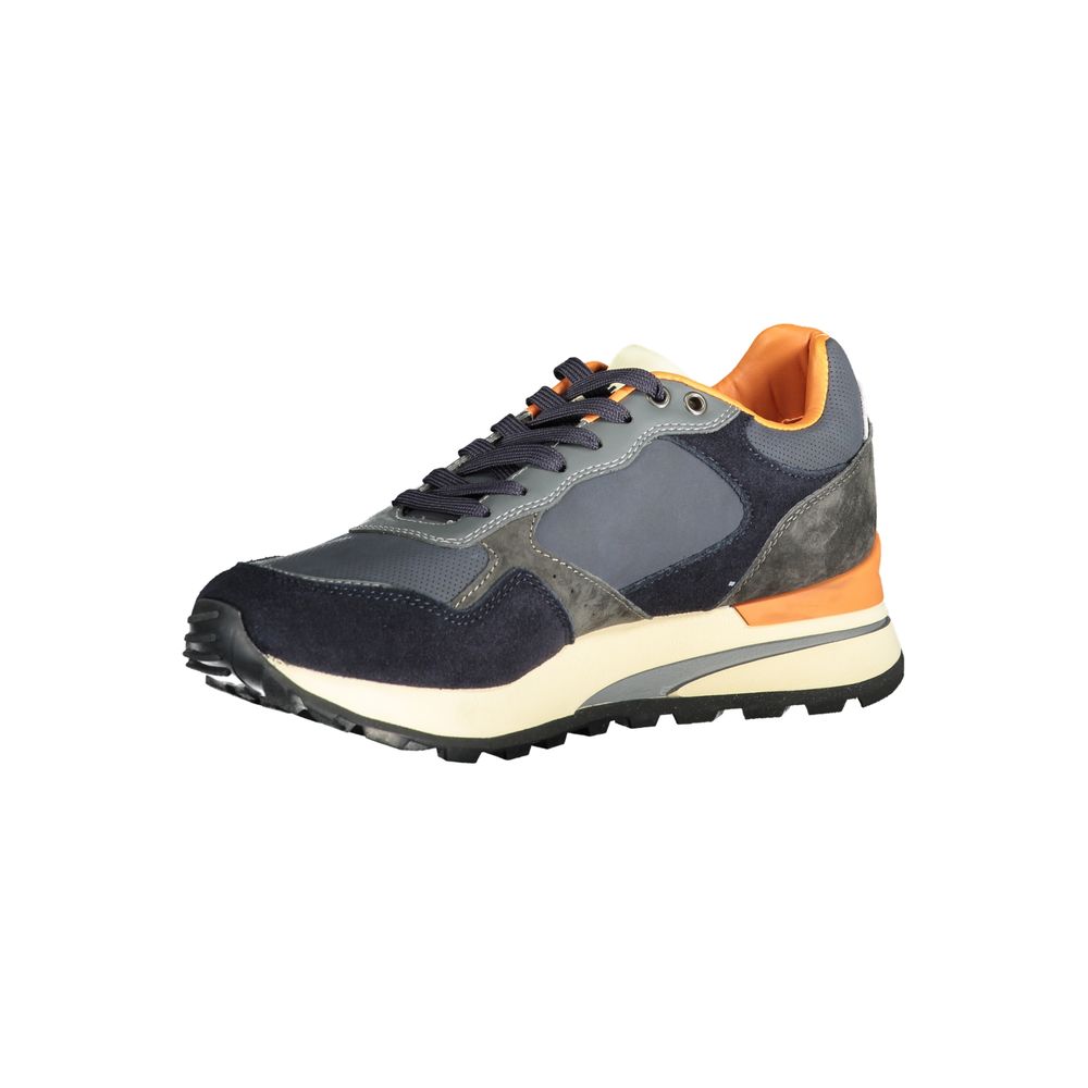 Blauer Blue Polyethylene Men Sneaker Blauer