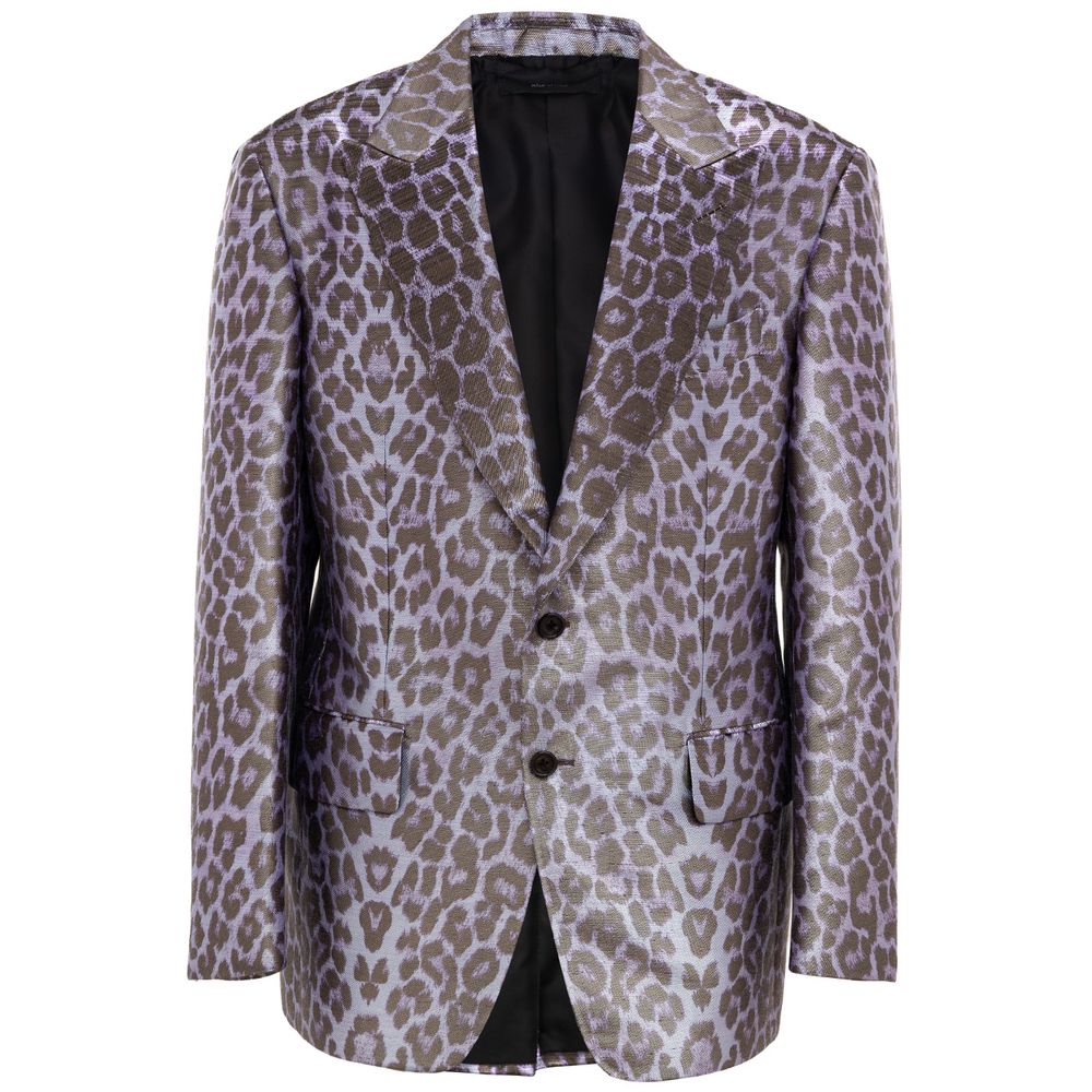 Tom Ford Purple Viscose Suit & Blazer Tom Ford