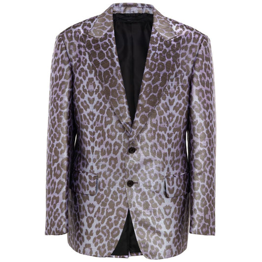 Tom Ford Purple Viscose Suit & Blazer Tom Ford