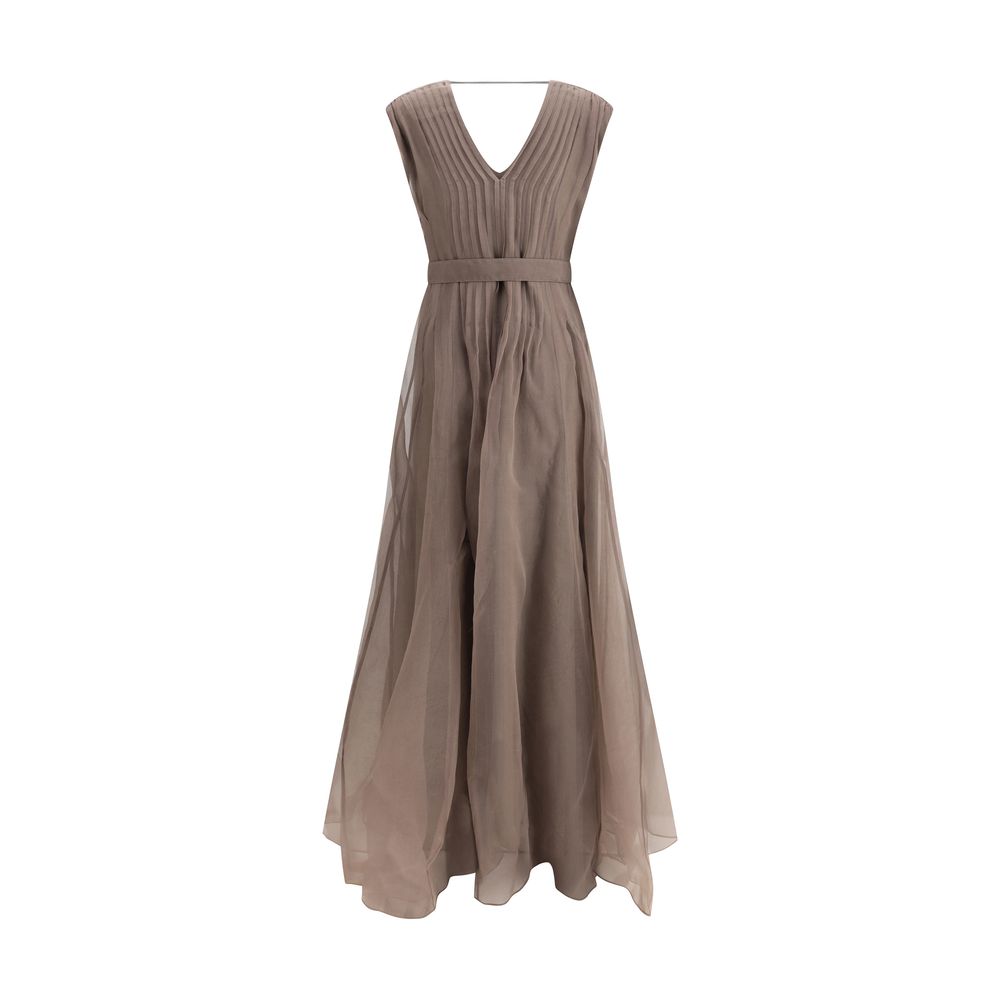 Brunello Cucinelli Silk Long Dress Brunello Cucinelli