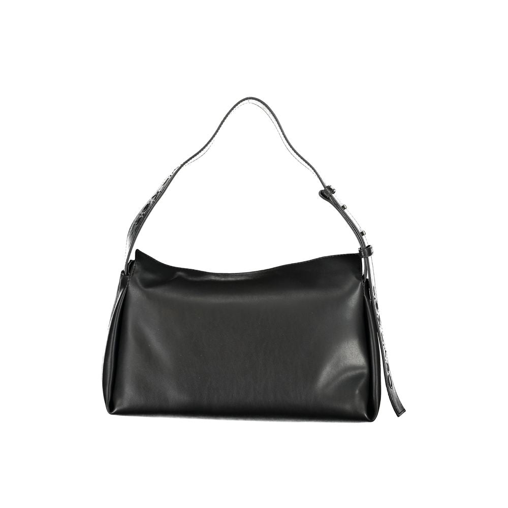 Calvin Klein Nero polyester women's bag with sleek design and minimalist style, featuring a spacious interior and modern look.