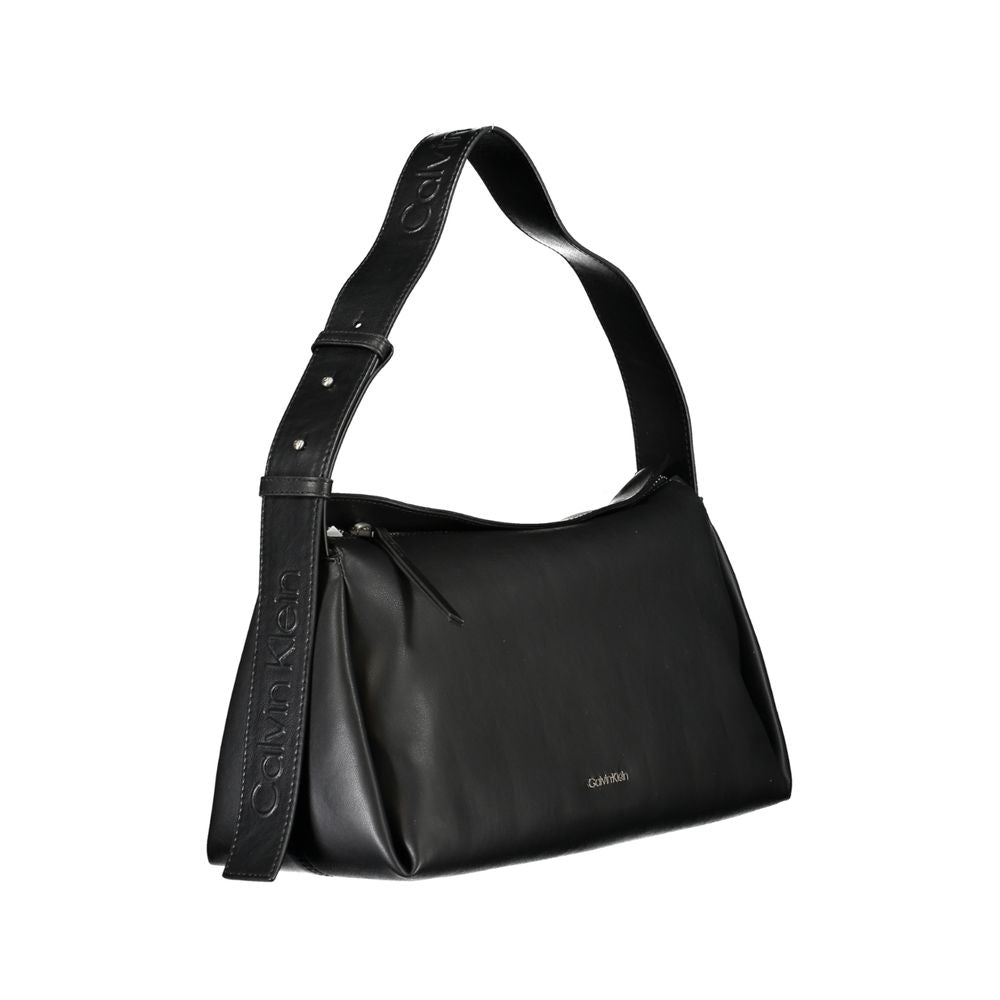 Calvin Klein Nero polyester women's bag with sleek design and subtle logo detailing.