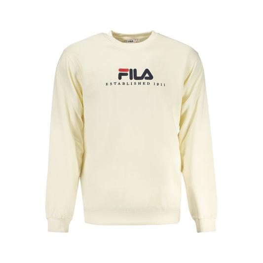 Fila Beige Cotton Men Sweater Fila
