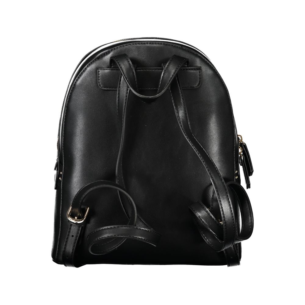 Mario Valentino Black Polyethylene Women Backpack Mario Valentino