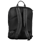 Calvin Klein Nero polyester men's backpack with adjustable straps and multiple compartments, stylish and functional for everyday use.