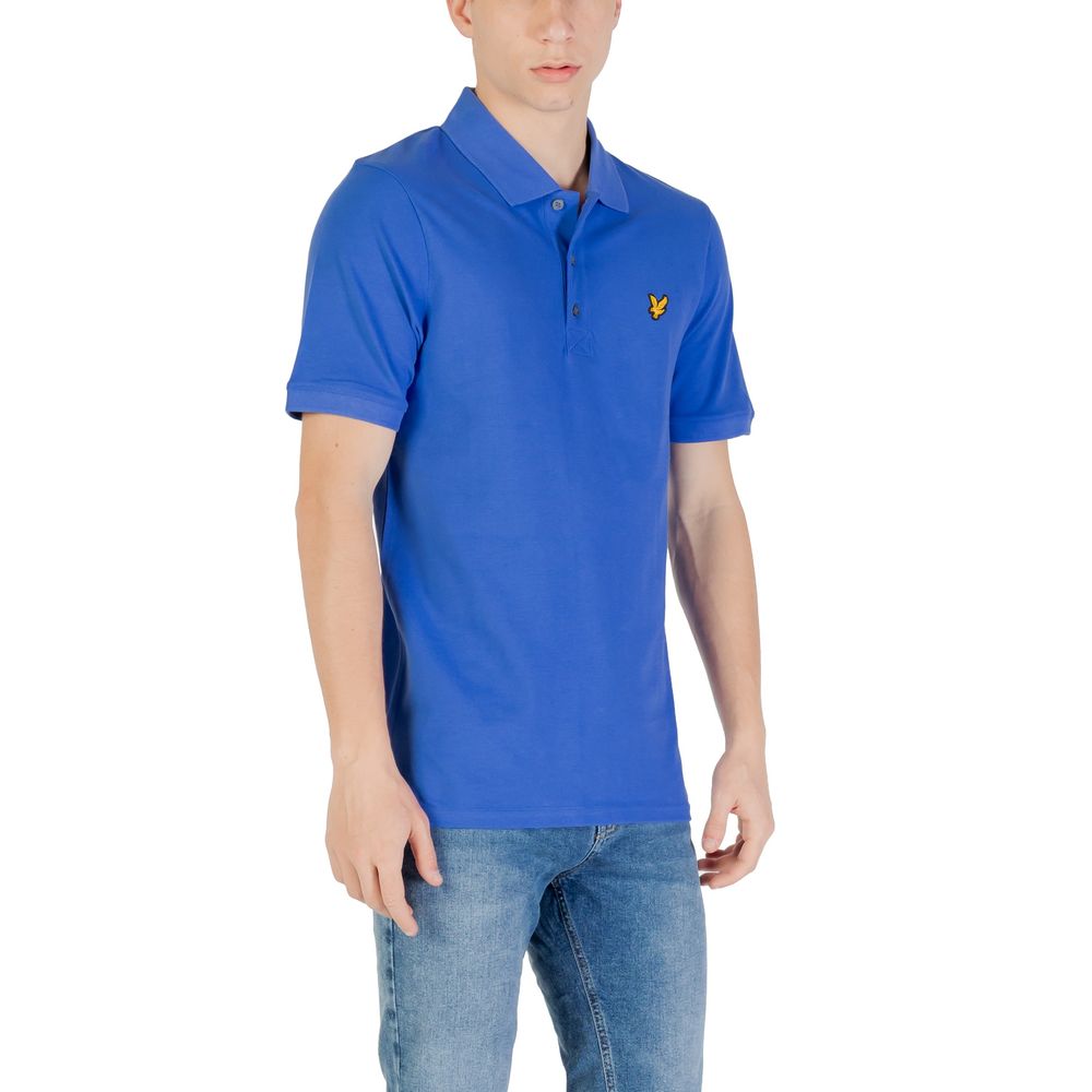 Lyle & Scott Blue Cotton Polo Shirt Lyle & Scott