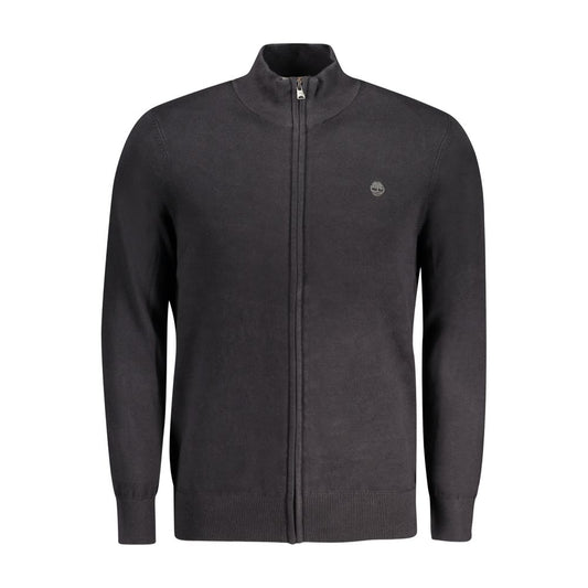 Timberland Black Cotton Men Cardigan Timberland