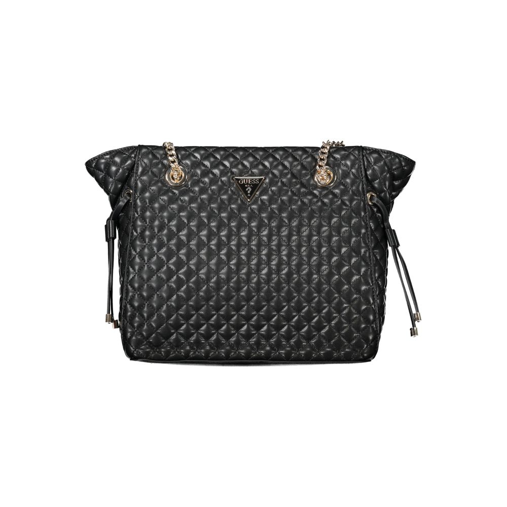 Guess Jeans Black Polyethylene Women Handbag Guess Jeans