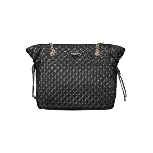 Guess Jeans Black Polyethylene Women Handbag Guess Jeans
